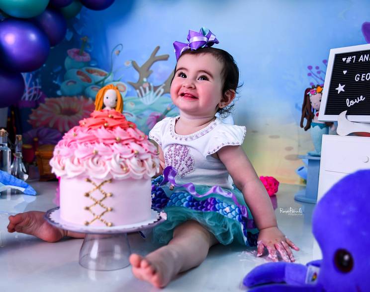 Smash the Cake de Geovanna- 1 aninho