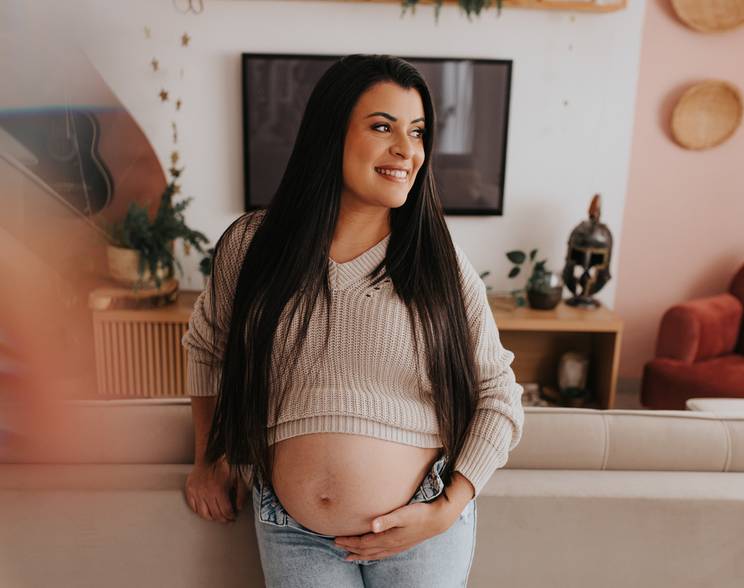 Gestante de Ana | Ensaio Gestante, a espera de José