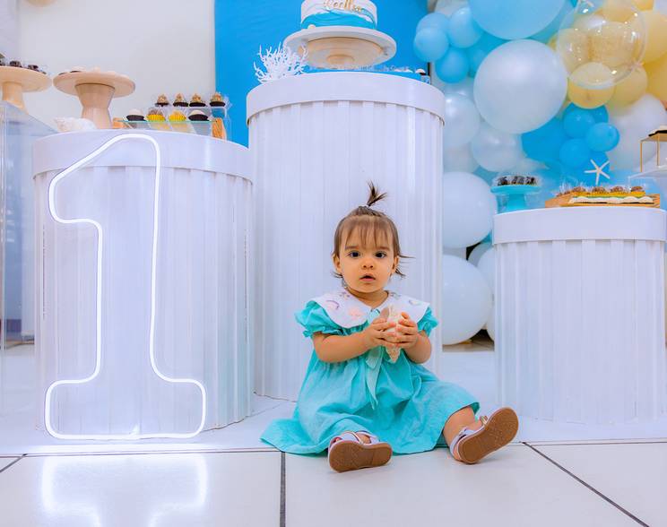 Aniversário Infantil de Aniversário Cecília 1 Ano