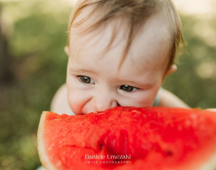 Smash The Cake  de Smash the Fruit do João | Ensaio de 1 Ano ao Ar Livre