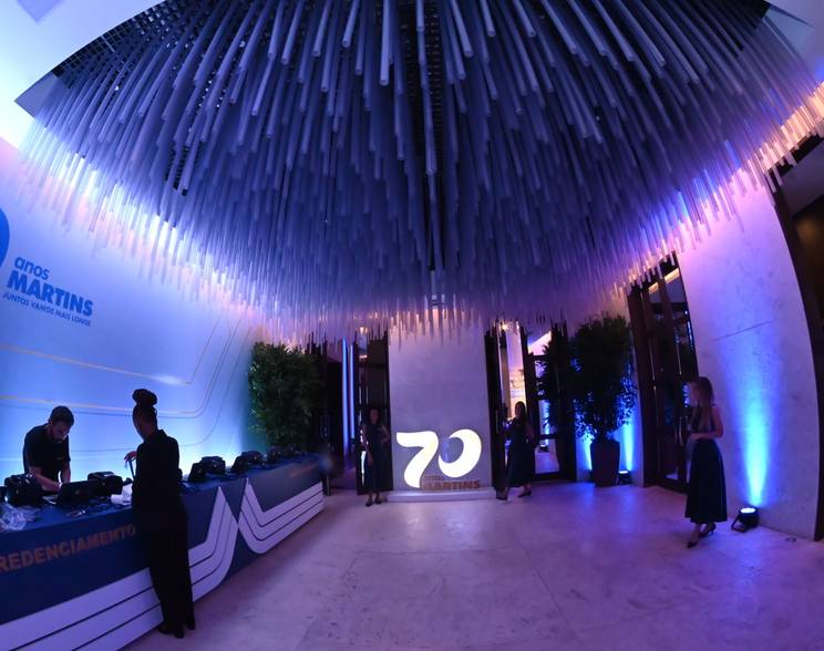 Gaia Eventos Corporativos de Martins Atacadista 70 Anos