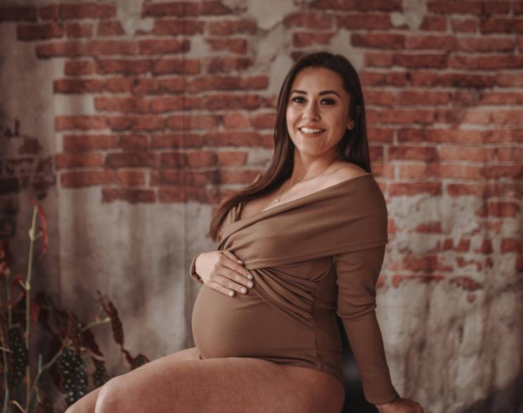 Gestante de A doce espera do Davi