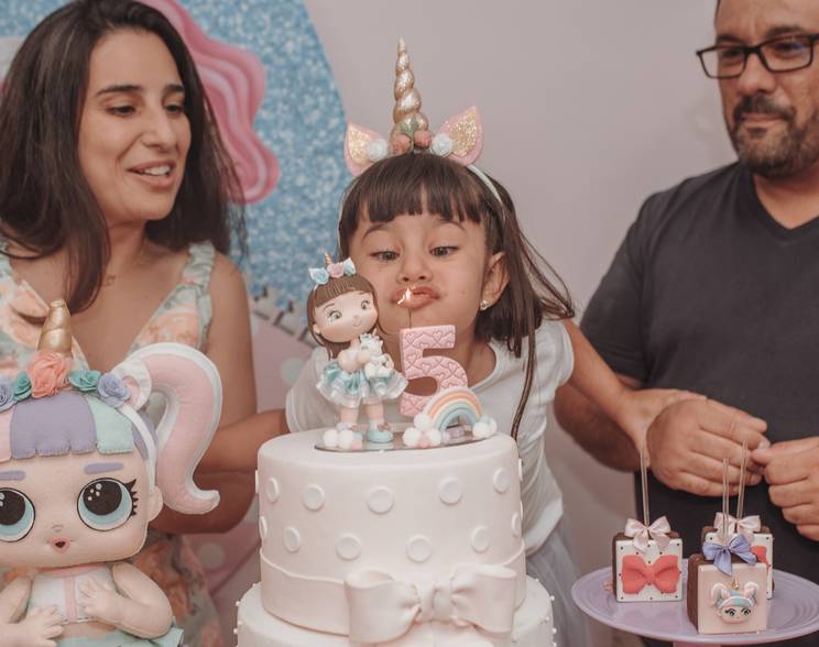 Aniversário de O dia dos 5 anos da Laura