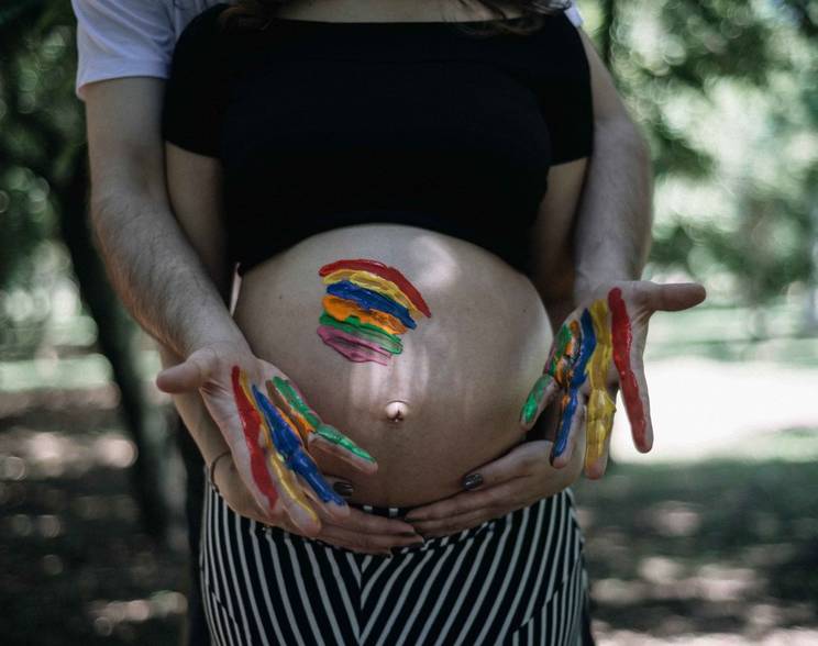 Gestante de À espera da Heloísa