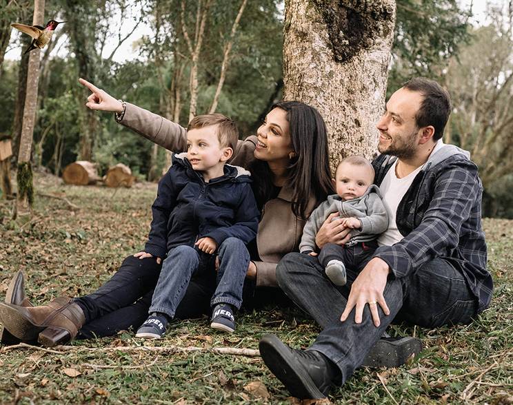 Ensaio de A família do Dani...