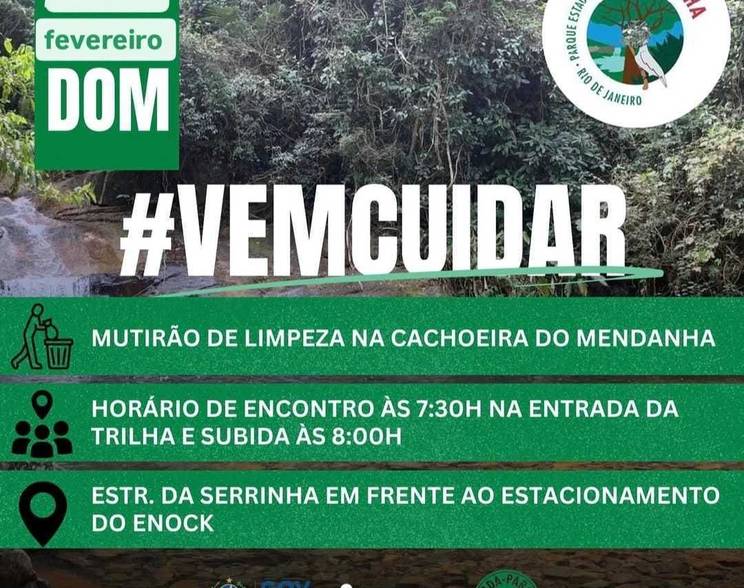 Meio Ambiente de Ação dos Guarda Parques na Cachoeira do Mendanha