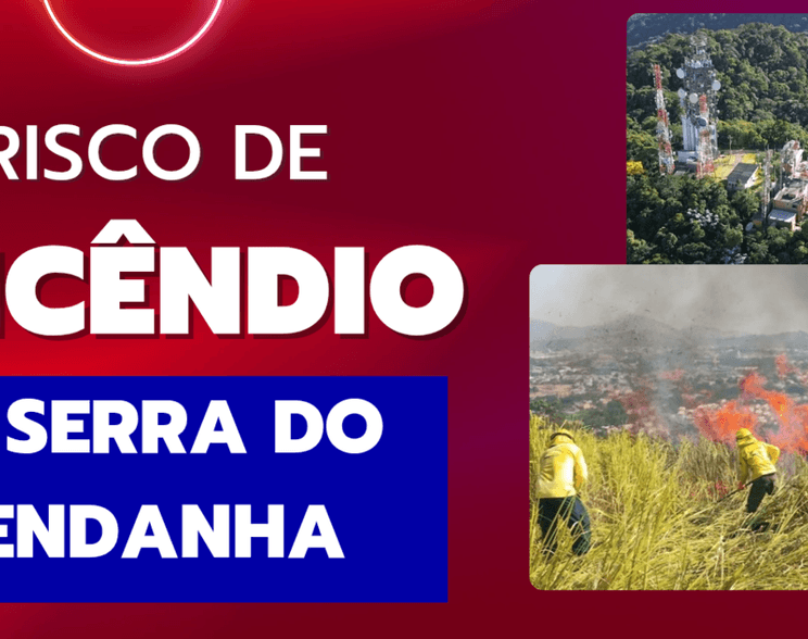 Meio Ambiente de Risco incêndio na Serra do Mendanha 