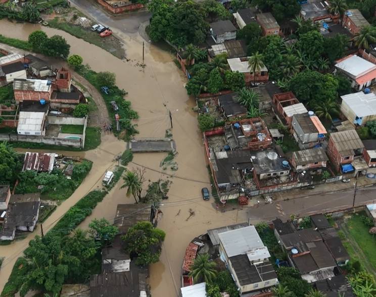 Meio Ambiente de Tromba D'água atinge o Mendanha 