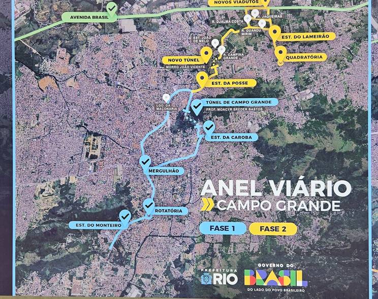 Obras Públicas de Inauguração do Túnel Professor Moacyr Sreder Bastos 