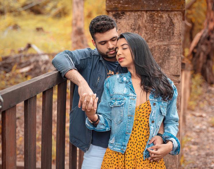 Ensaio de casal de Veruska e Higor