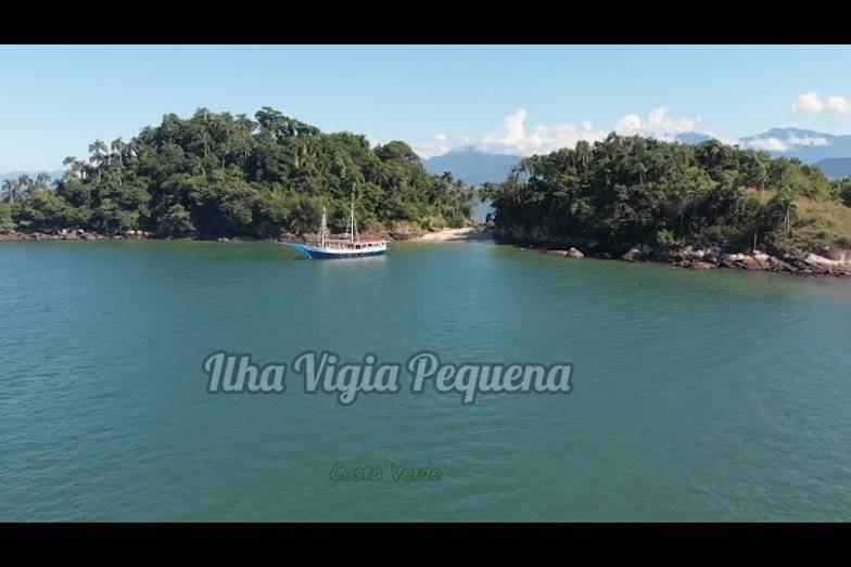 ILHAS TROPICAIS de Ilha Vigia Pequena na Costa Verde