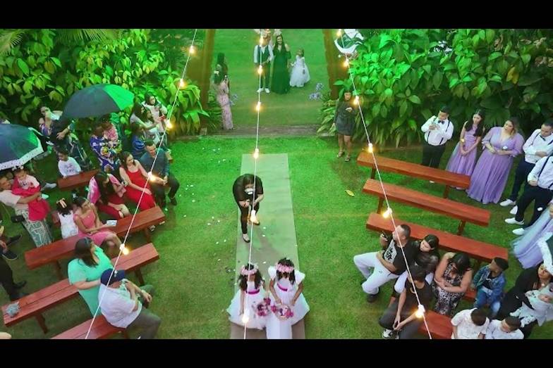 Eventos de Filmagem Aérea Casamento Pastor