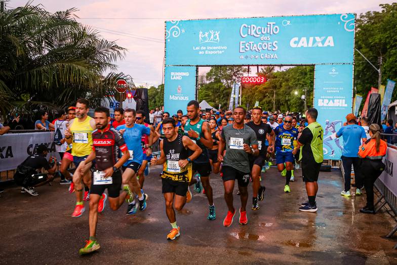 Corrida de Corrida das Estações – Inverno celebra corrida de rua em Manaus