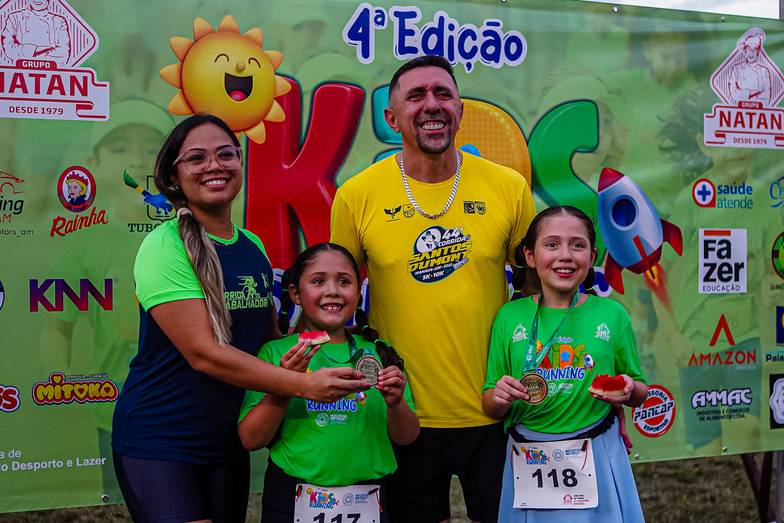 Corrida de Kids Running: Vila Olímpica de Manaus recebe a 4ª edição da corrida infantil