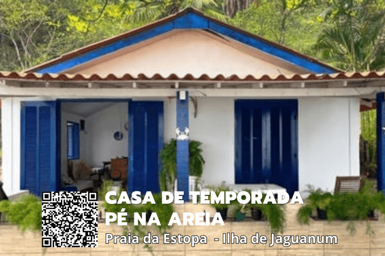 CASAS DE TEMPORADAS EM JAGUANUM de Casa de Temporada Pé na Areia Estopa