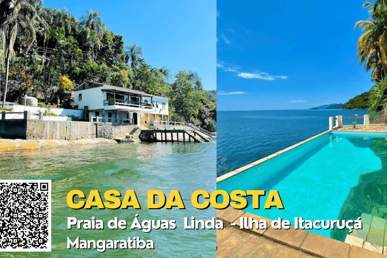 CASAS DE TEMPORADAS NA ILHA DE ITACURUÇÁ de Casa da Costa