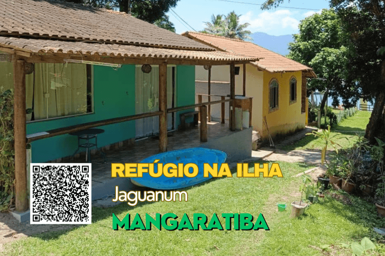 CASAS DE TEMPORADAS EM JAGUANUM de Casa de Temporada Refúgio na Ilha de Jaguanum