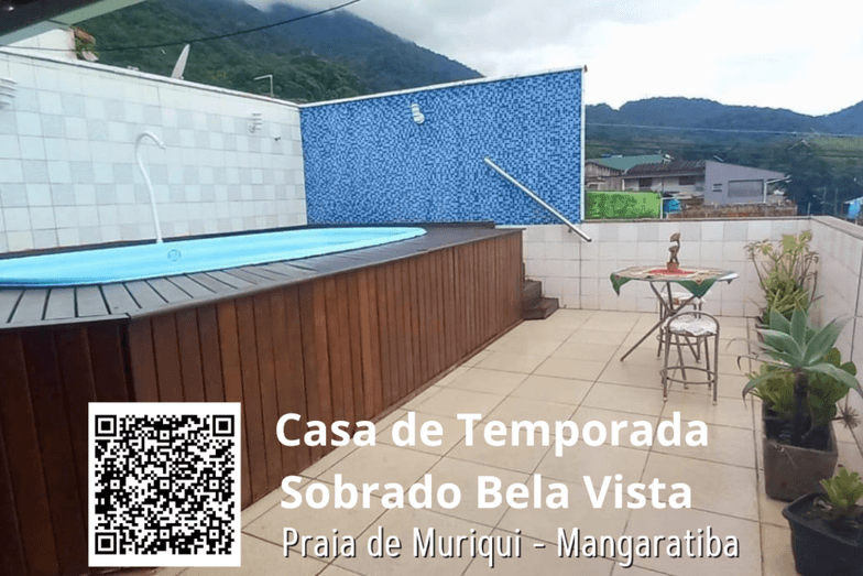 CASAS DE TEMPORADA EM MURIQUI  de MURIQUI SOBRADO DE BELA VISTA PARA O MAR E MONTANHA