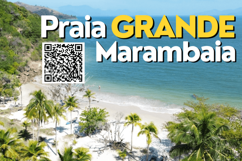 ILHA DA MARAMBAIA de Praia Grande na Marambaia