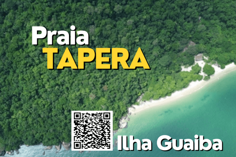 ILHA GUAÍBA de Praia da Tapera na Ilha Guaiba