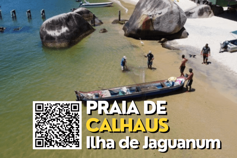 ILHA DE JAGUANUM de Praia de Calhaus