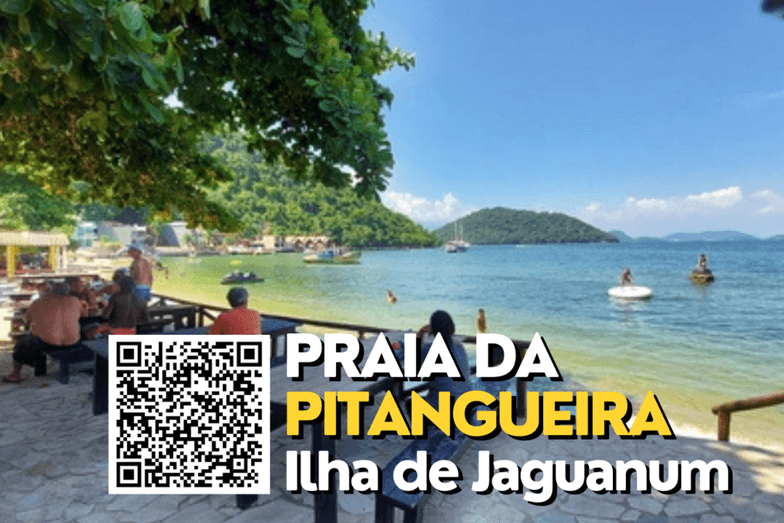 ILHA DE JAGUANUM de Praia da Pitangueira em Jaguanum