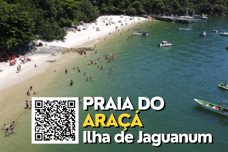 ILHA DE JAGUANUM de Praia do Araçá