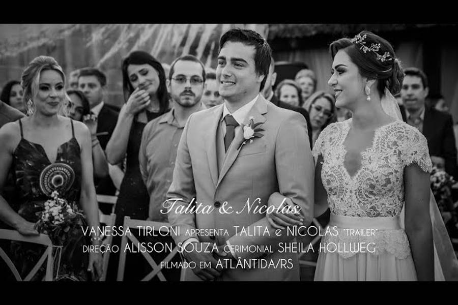 FIlme Casamento de Trailer Casamento Talita e Nicolas