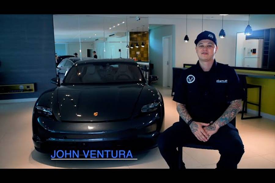 CORPORATIVO de APLICAÇÃO DE PPF (PORSCHE TAYCAN 4S) - JOHN VENTURA