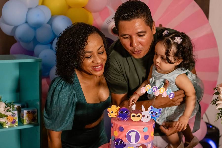 Aniversário Infantil de Aniversário de 1 ano | Emanuelle