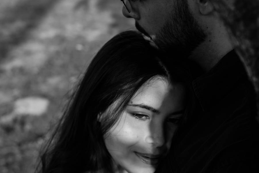 Ensaio de casal de Alef e Lívia