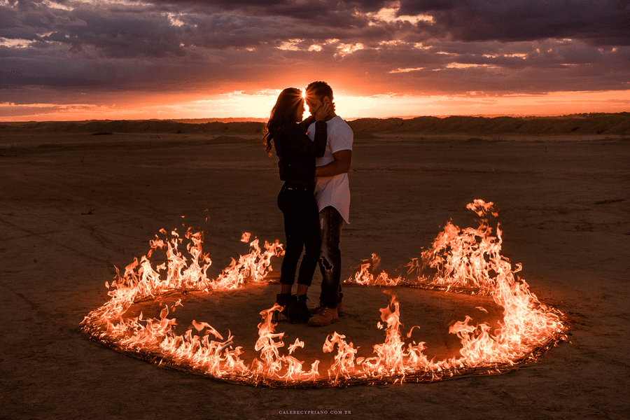 Sessão do Casal de Kyara + Thallis