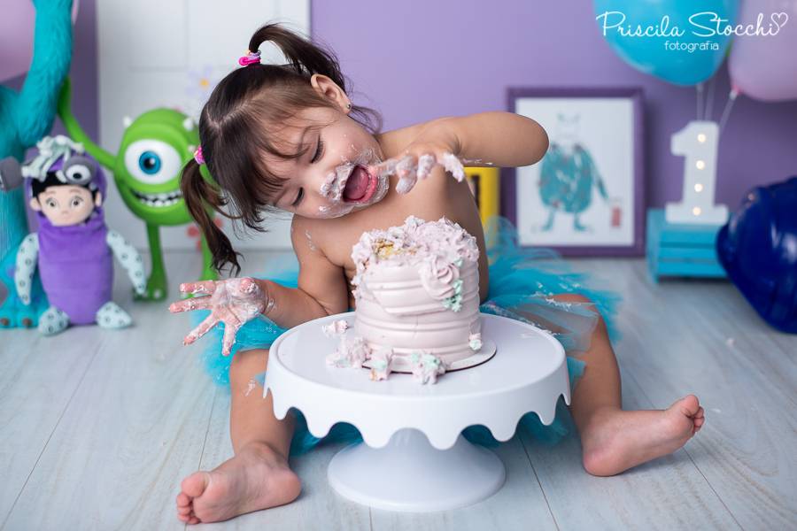 Smash the Cake de Smash the Cake 1 ano - Boo Monstros SA - Laura