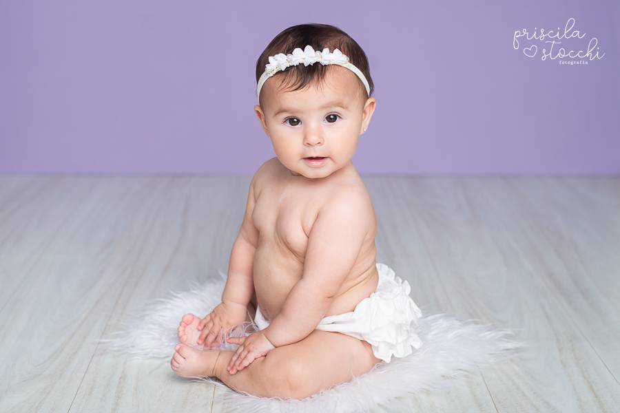 Bebês de Ensaio Bebê 6 meses - Angelina