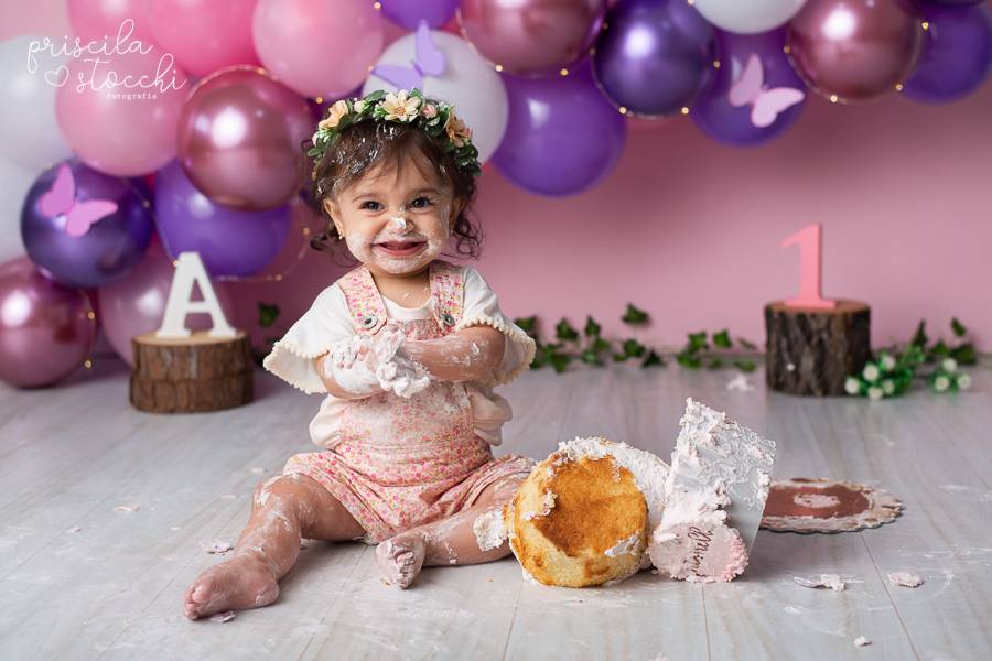 Smash the Cake de Smash the Cake 1 ano Borboletas - Antonella