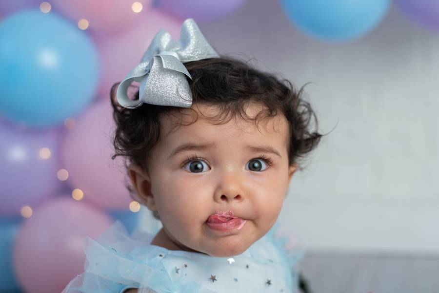 Smash the Cake de Ensaio Smash the Cake 1 ano - Candy Colors - Milena