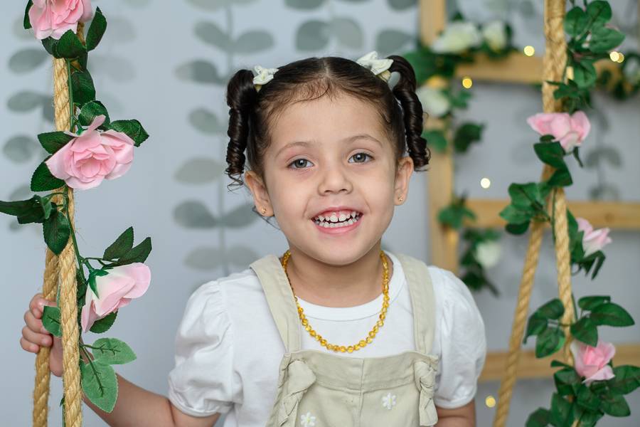 Infantil de Ensaio Fotográfico 4 anos Menina - Helena