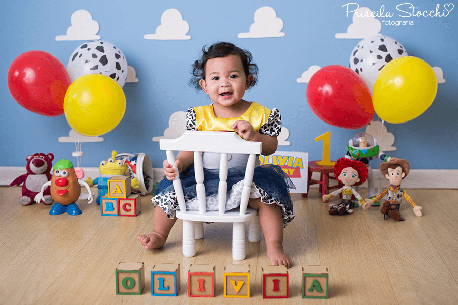 Smash the Cake de Smash the Cake - Olívia 1 ano - Toy Story - Estúdio