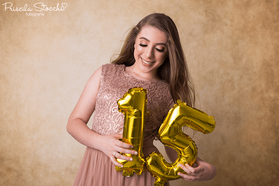 Pessoal de Ensaio Fotográfico Debutante - Elisa 15 anos - Estúdio