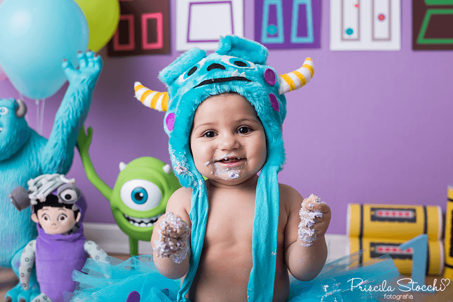 Smash the Cake de Smash the Cake - Alice 1 ano - Boo Monstros SA - Estúdio