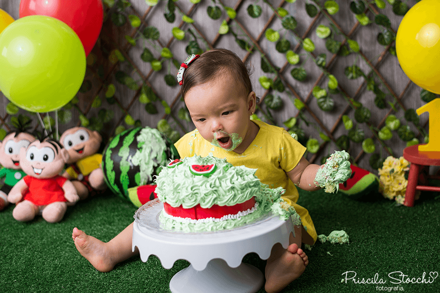 Smash the Cake de Smash the Cake - Luiza 1 ano - Magali