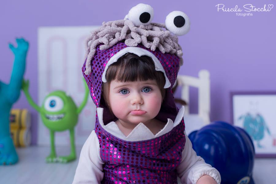 Bebês de Ensaio Fotográfico Bebê - Marina 1 ano - Boo Monstros S.A.