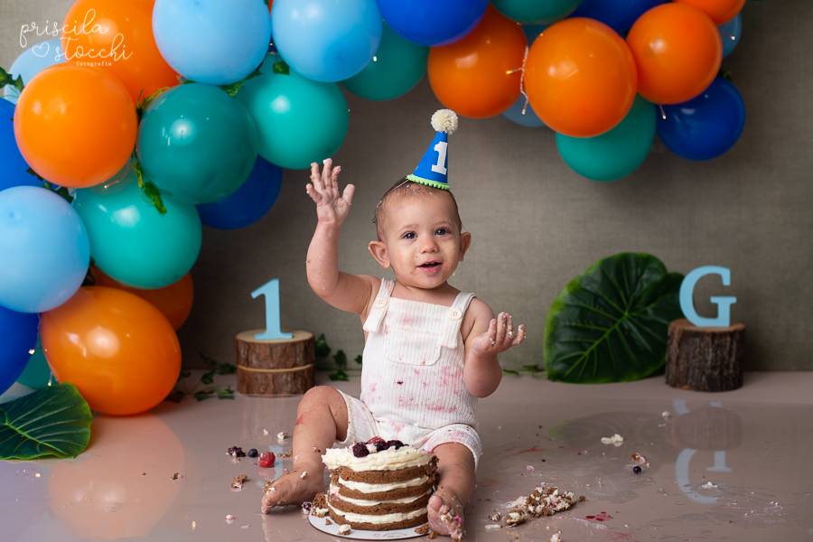 Smash the Cake de SMASH THE CAKE - GAEL 1 ANO - DINOSSAURO