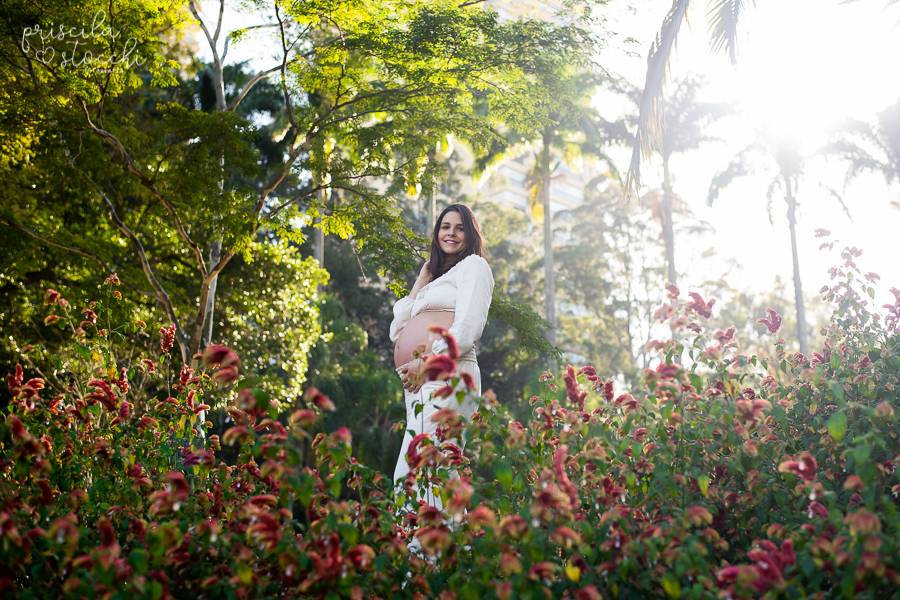 Gestante de ENSAIO GESTANTE - ALEXANDRE 31 SEMANAS - PARQUE BURLE MARX - EXTERNO