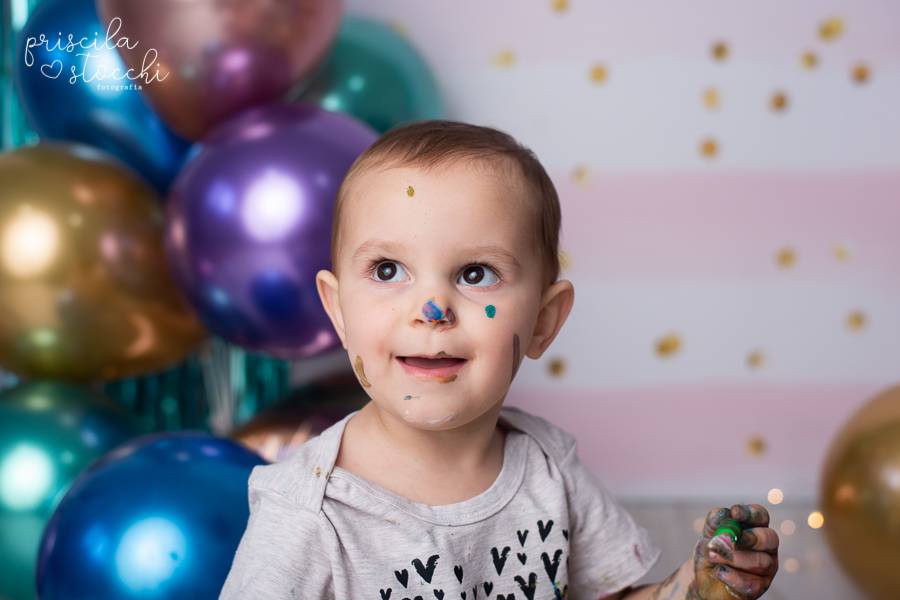 Ensaio com Tintas de Ensaio com Tintas 2 anos - Malu