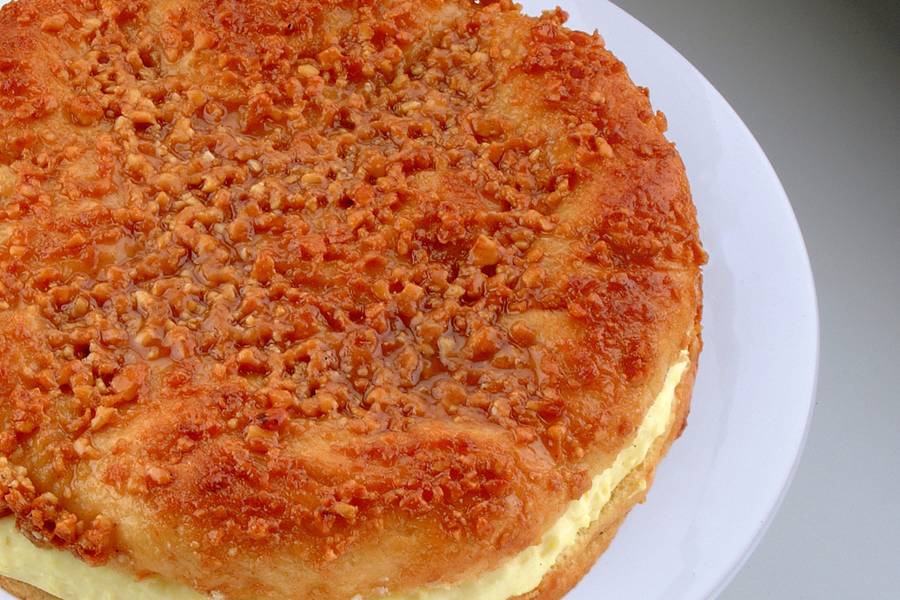 Tortas de Picada de Abelha (Bienenstich)