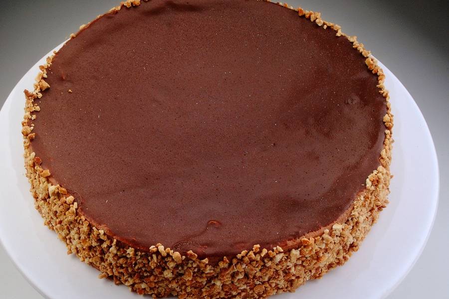 Tortas Mousses de Chocolate com Castanha