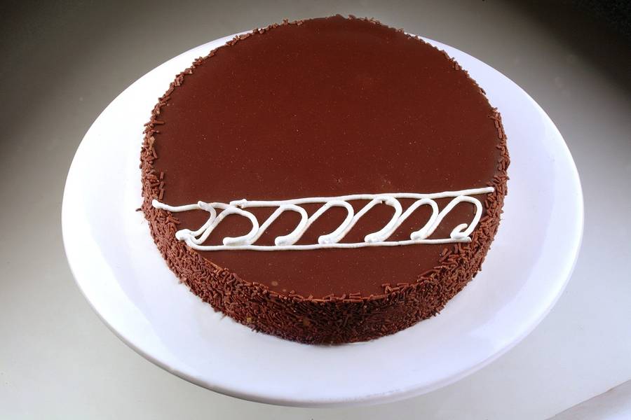 Tortas Mousses de chocolate com cognac