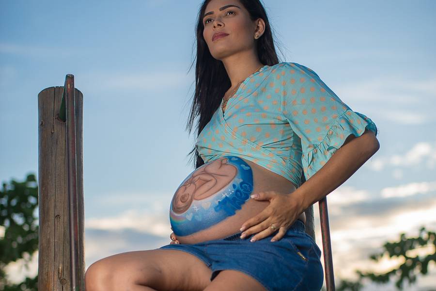 Ensaio Gestante de Ensaio Gestante Dayse