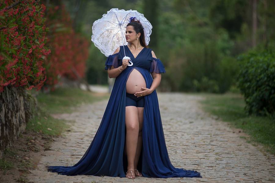 Ensaio Gestante de Vestidos para ensaio gestante